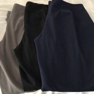 SOLD Talbots 3 pants in blue, taupe, & black SOLD
